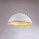 GobekUsa Gold White Half Nest Pendant Lamp for Stylish Home & Restaurant Lighting