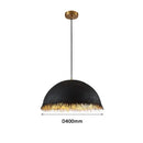 GobekUsa Gold White Half Nest Pendant Lamp for Stylish Home & Restaurant Lighting