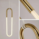GobekUsa Gold Pendant Lights Energy Saving for Living Room Hanglamp