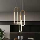GobekUsa Gold Pendant Lights Energy Saving for Living Room Hanglamp
