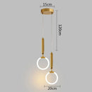 GobekUsa Gold Pendant Lights Energy Saving for Living Room Hanglamp