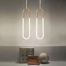 GobekUsa Gold Pendant Lights Energy Saving for Living Room Hanglamp