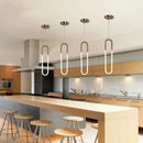 GobekUsa Gold Pendant Lights Energy Saving for Living Room Hanglamp