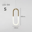 GobekUsa Gold Pendant Lights Energy Saving for Living Room Hanglamp