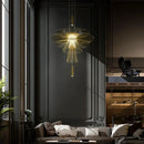 GobekUsa Iron Mesh Gravity Suspension Lamp in Black - Industrial Pendant for Home Décor