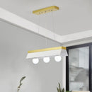 GobekUsa Modern Wood Island Billiard Light with Black/White Shade - 3 or 5 Lights for Restaurant