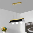 GobekUsa Modern Wood Island Billiard Light with Black/White Shade - 3 or 5 Lights for Restaurant