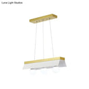GobekUsa Modern Wood Island Billiard Light with Black/White Shade - 3 or 5 Lights for Restaurant