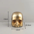 GobekUsa Abstract Resin Sculpture Ornament | Modern Golden Character Desk Decoration
