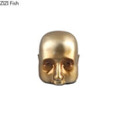 GobekUsa Abstract Resin Sculpture Ornament | Modern Golden Character Desk Decoration