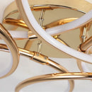 GobekUsa Golden Aluminum Ceiling Lights for Living Bedroom Kitchen Children's Room