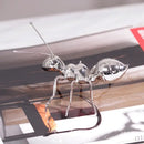 GobekUsa Golden Ant Metal Sculpture Figurine Home Decor Insect Ornament