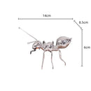 GobekUsa Golden Ant Metal Sculpture Figurine Home Decor Insect Ornament
