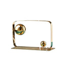 GobekUsa Golden Ball Cube Stainless Steel Sculpture - Home Decor Ornament