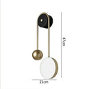 GobekUsa Golden Ball LED Wall Lamp for Home Decor