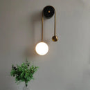 GobekUsa Golden Ball LED Wall Lamp for Home Decor