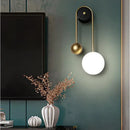 GobekUsa Golden Ball LED Wall Lamp for Home Decor
