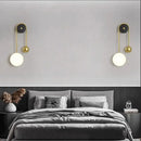 GobekUsa Golden Ball LED Wall Lamp for Home Decor