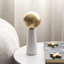 GobekUsa Golden Ball Marble Cone Metal Spherical Ornaments