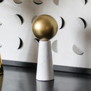 GobekUsa Golden Ball Marble Cone Metal Spherical Ornaments