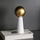 GobekUsa Golden Ball Marble Cone Metal Spherical Ornaments
