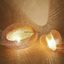 GobekUsa Bamboo Wave Shade Pendant Lamp for Indoor Lighting