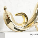 GobekUsa Golden Banana Figurine Resin Decorative Statue Home Décor Figurine