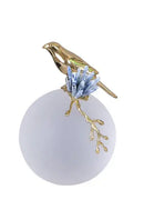 GobekUsa Golden Bird Brass Sculpture Modern Home Decor Artwork Statue