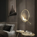 GobekUsa Golden Bird LED Wall Lamp Rotatable Wall Sconce