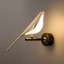 GobekUsa Golden Bird LED Wall Lamp Rotatable Wall Sconce