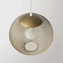 GobekUsa Golden Birdcage LED Pendant Chandelier for Stylish Lighting in Restaurants, Kitchens, & Stores