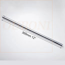 Modern golden black stainless steel shower arm bathroom extension rod by Decorbites