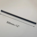 Modern golden black stainless steel shower arm bathroom extension rod by Decorbites