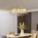 GobekUsa Golden Branch Led Ceiling Chandelier Modern Living Room Pendant Lights