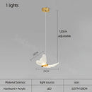 GobekUsa Golden Butterfly LED Chandelier: Modern Nordic Stylish Interior Lighting for Living Room, Bedroom & Kitchen.