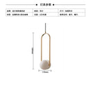 GobekUsa Golden Chandelier LED Pendant Lights Iron Glass Decorative Lighting