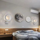 Modern golden chrome crystal led wall sconce bedroom light by Decorbites