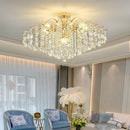 GobekUsa Crystal LED Chandelier Ceiling Lamp Modern Living Room Bedroom Light