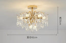 GobekUsa Crystal LED Chandelier Ceiling Lamp Modern Living Room Bedroom Light