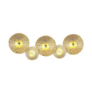 GobekUsa Crystal Wall Lamp for TV Background Bedroom LED Sconces- Living Room Aisle.