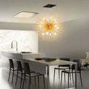 GobekUsa Dandelion Ball Chandelier: Nordic Modern Golden Bedroom & Restaurant Lamp