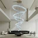 GobekUsa Crystal Ring Chandelier - Color Changing LED Modern Luxury Hanging Lamp