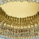 GobekUsa Crystal Ring LED Ceiling Lamp: Modern Luxury for Home Décor