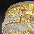 GobekUsa Crystal Ring LED Ceiling Lamp: Modern Luxury for Home Décor