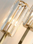 GobekUsa Crystal Wall Light: Minimalist Bedside Loft Wall Sconce for Living Room