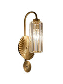 GobekUsa Crystal Wall Light: Minimalist Bedside Loft Wall Sconce for Living Room