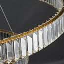 GobekUsa Crystal LED Ceiling Chandeliers: Modern Living Room Dining Room Pendant Lamp