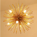 GobekUsa Geometric Ball Chandelier: Modern LED Lighting for Living Room & Dining Room
