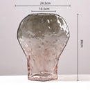GobekUsa Golden Geometric Glass Vase Hydroponics Terrarium Home Decoration Accessories
