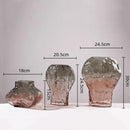 GobekUsa Golden Geometric Glass Vase Hydroponics Terrarium Home Decoration Accessories